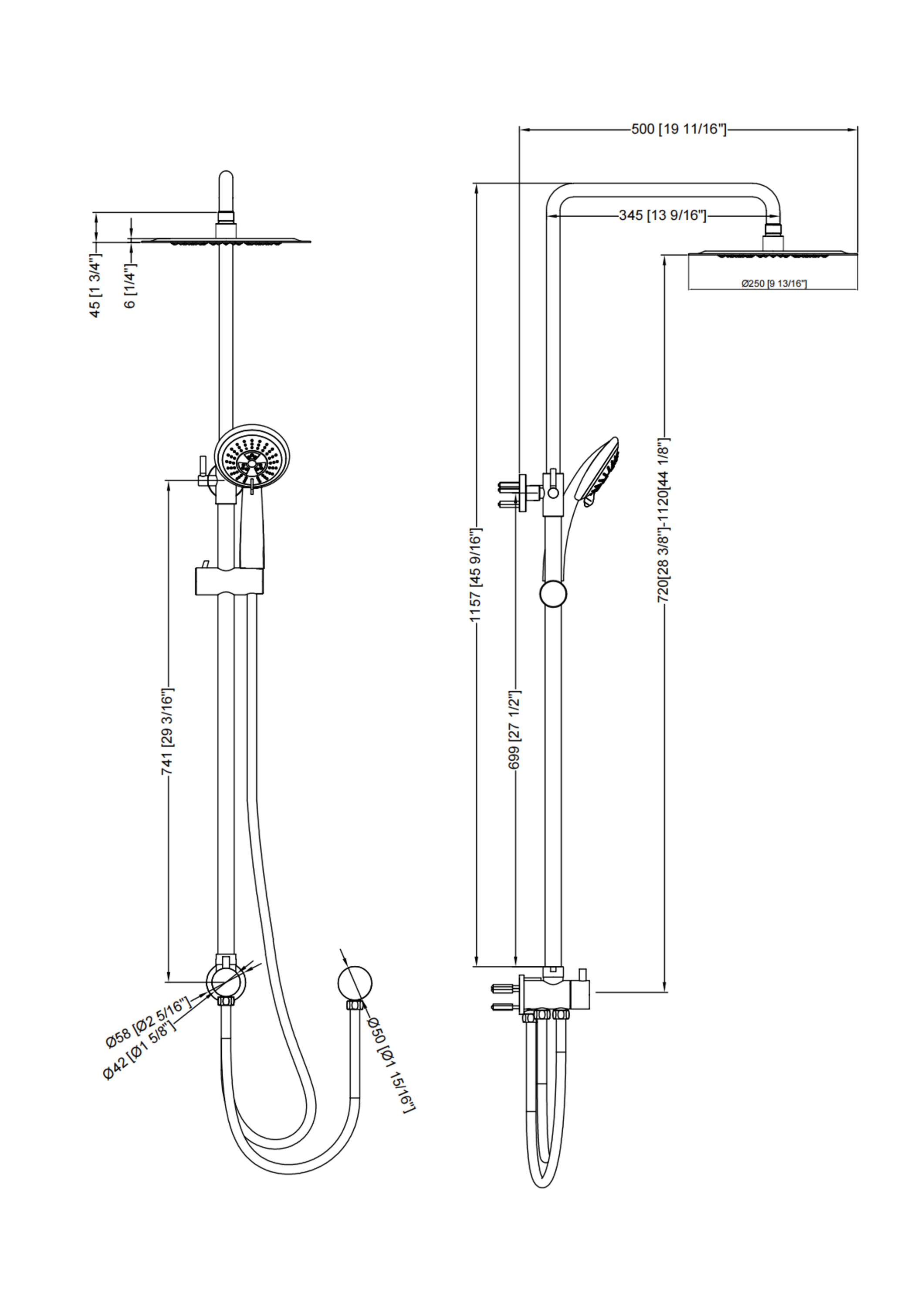 86H51 Shower Set