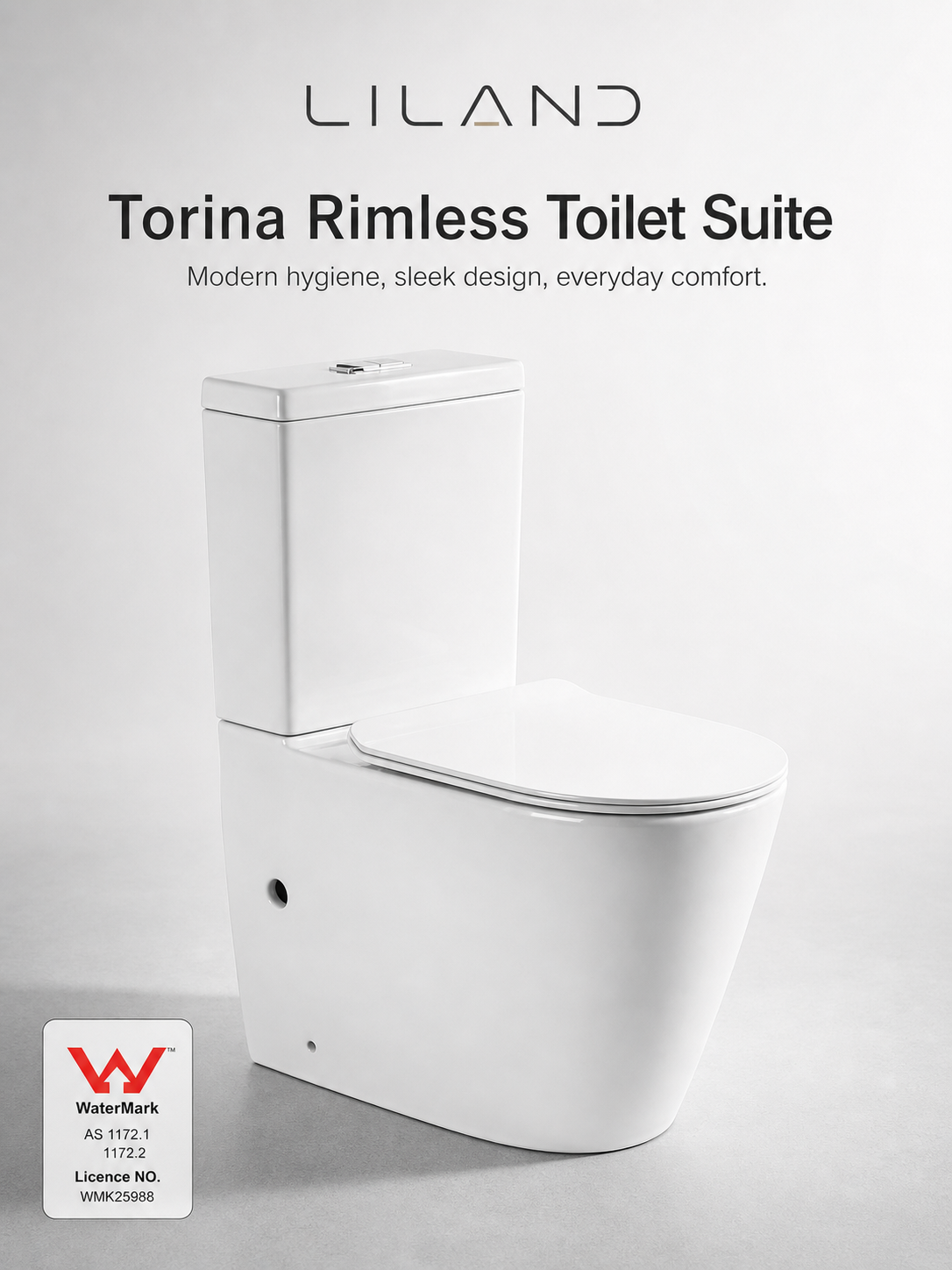 Torina Regular Rimless Toilet Suite
