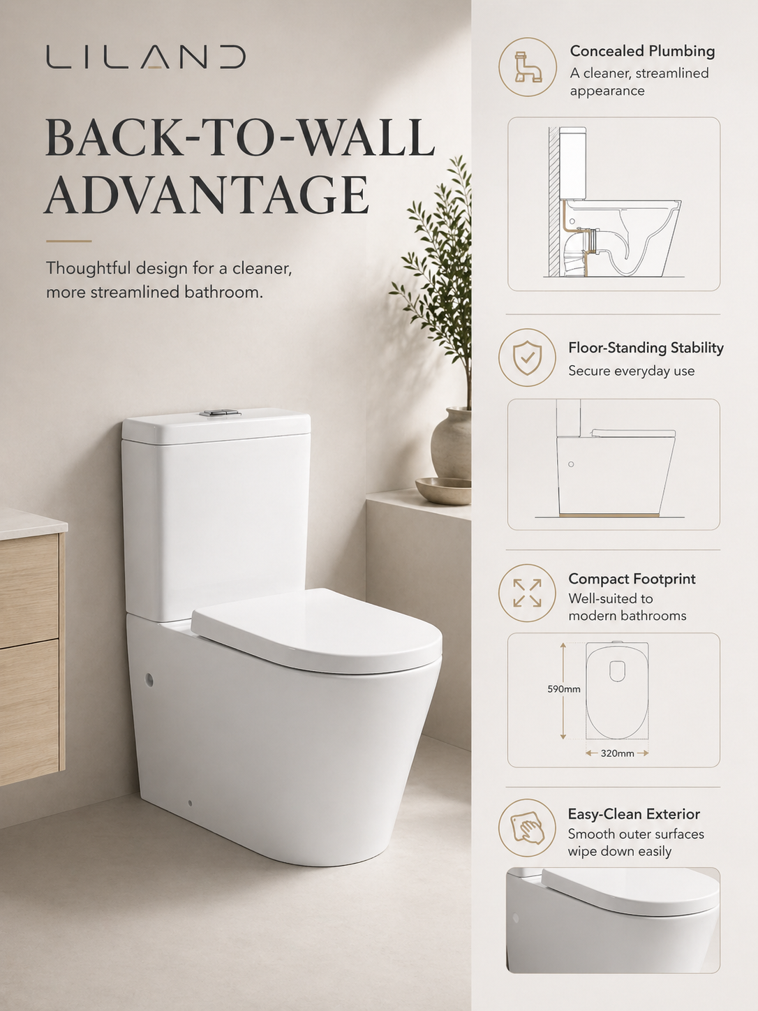 Valencia/Torina Thicker Toilet Suite