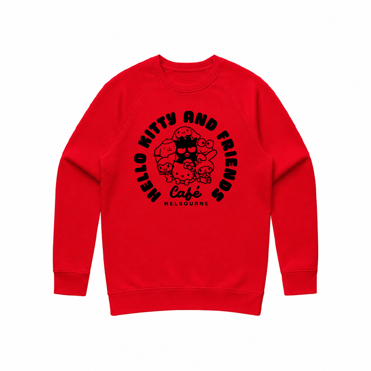 Hello Kitty and Friends Cafe Australia Crew Neck