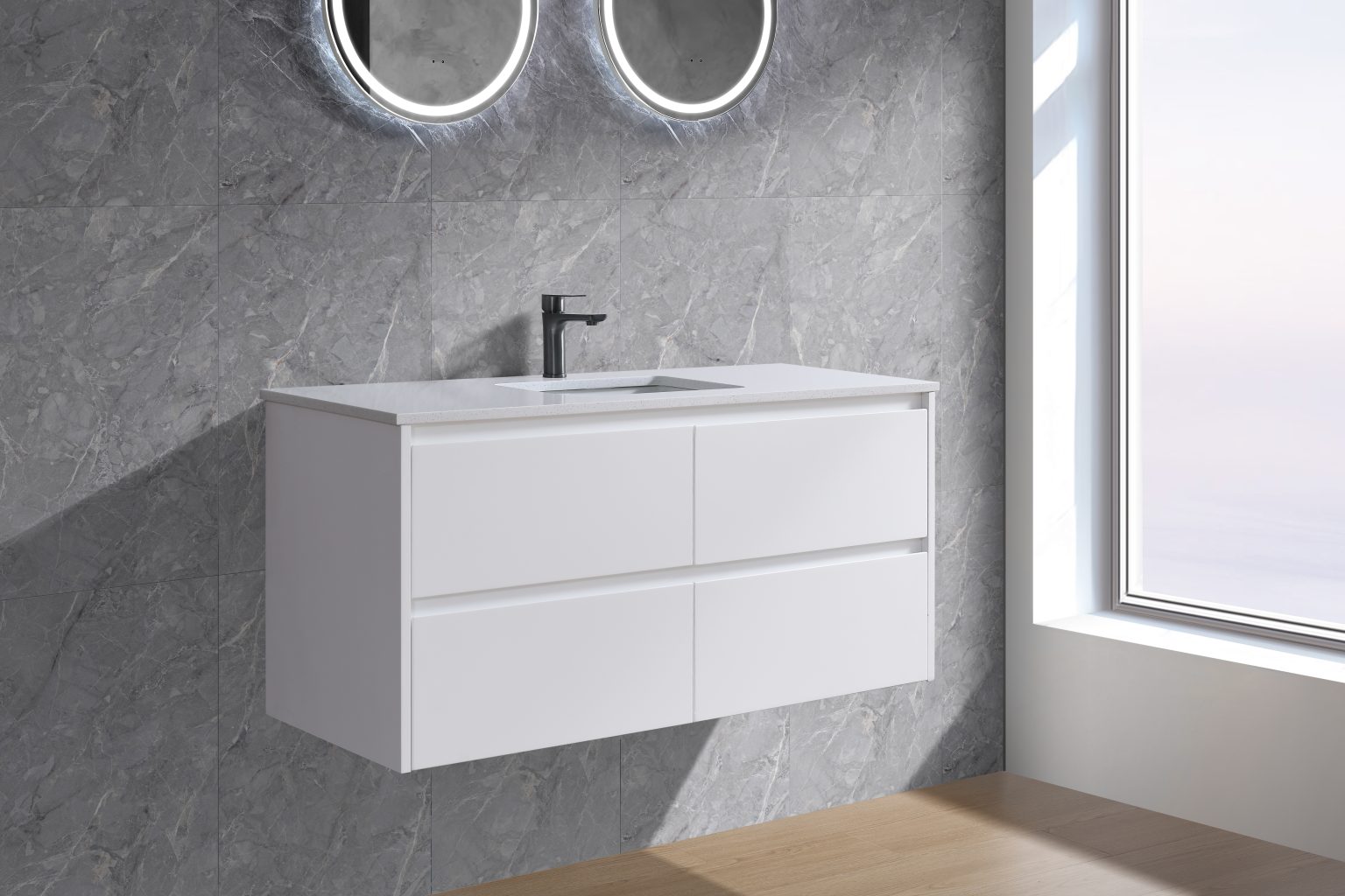 Yoko Vanities (Wall Hung) Drawers Only