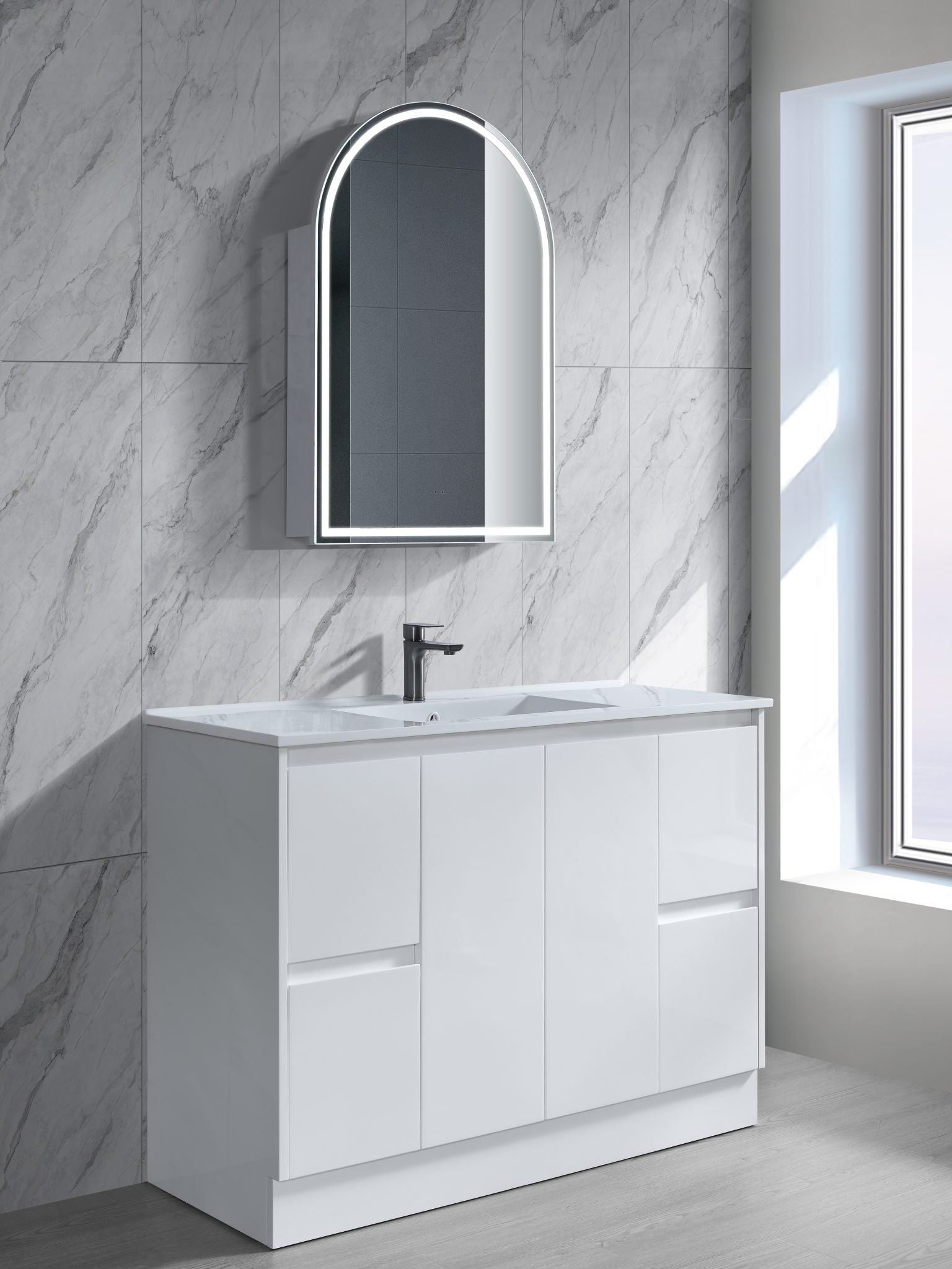 Sammy Vanities (Floor Standing) Doors And Drawers - SK7