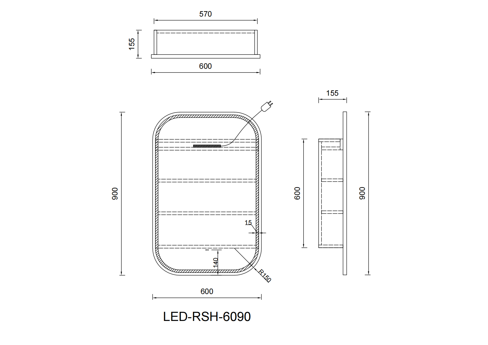 Eric LED Mirror