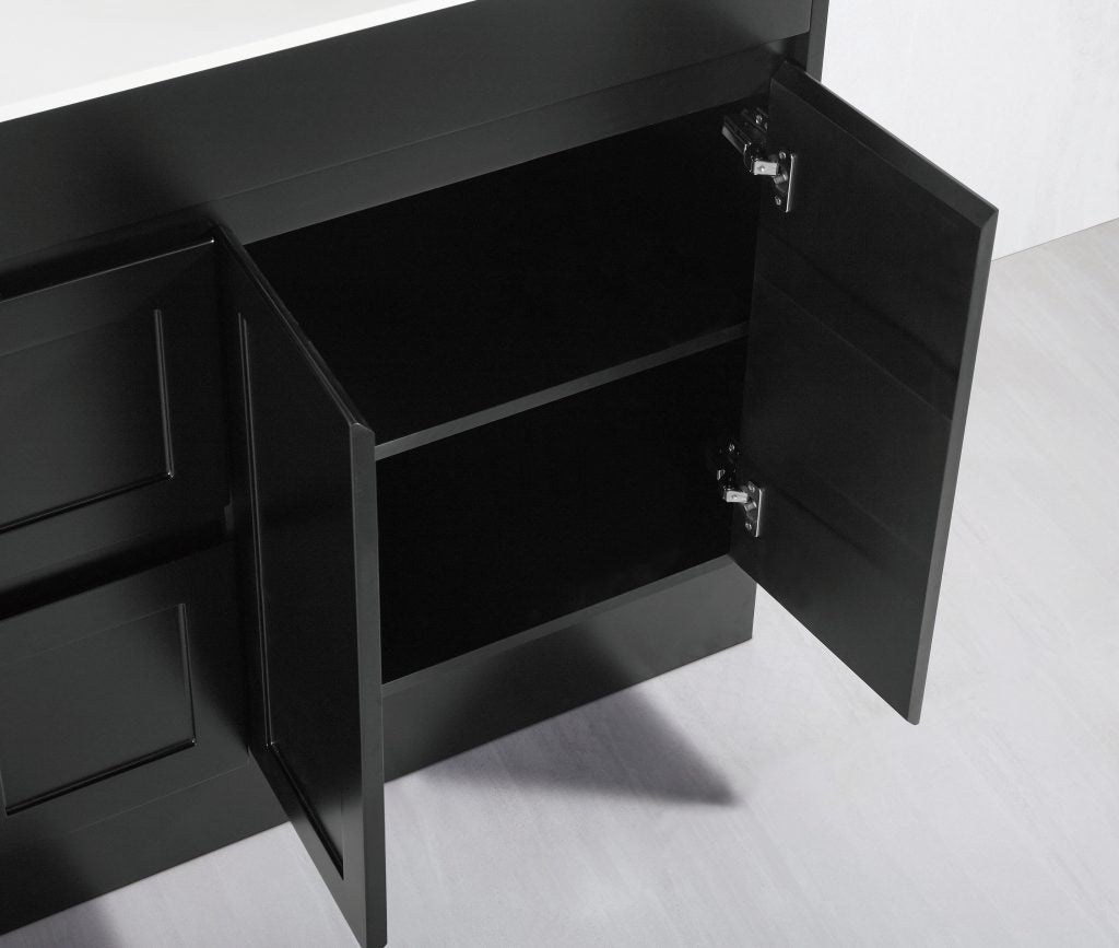Quinn vanity (floor standing) Doors And Drawers -SK76