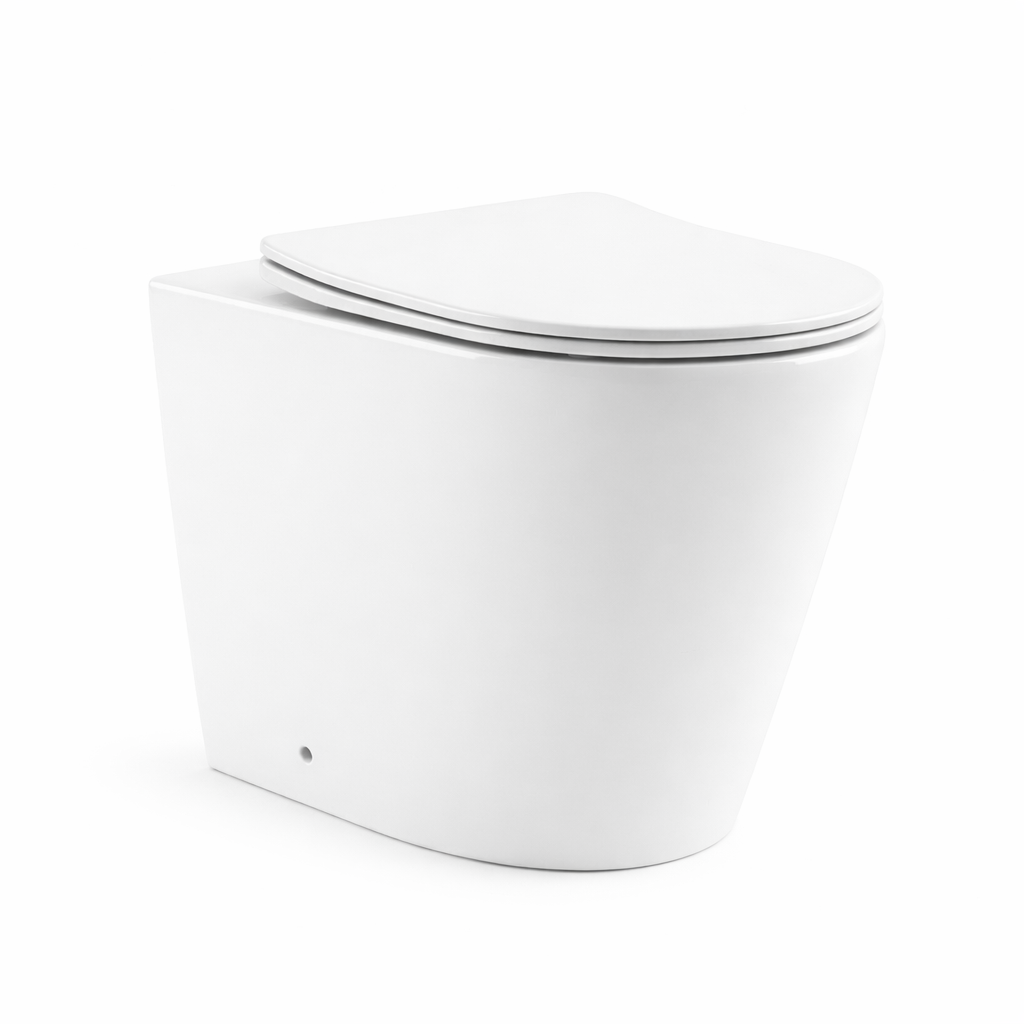 Torina Rimless in-wall rimless Pan Toilet