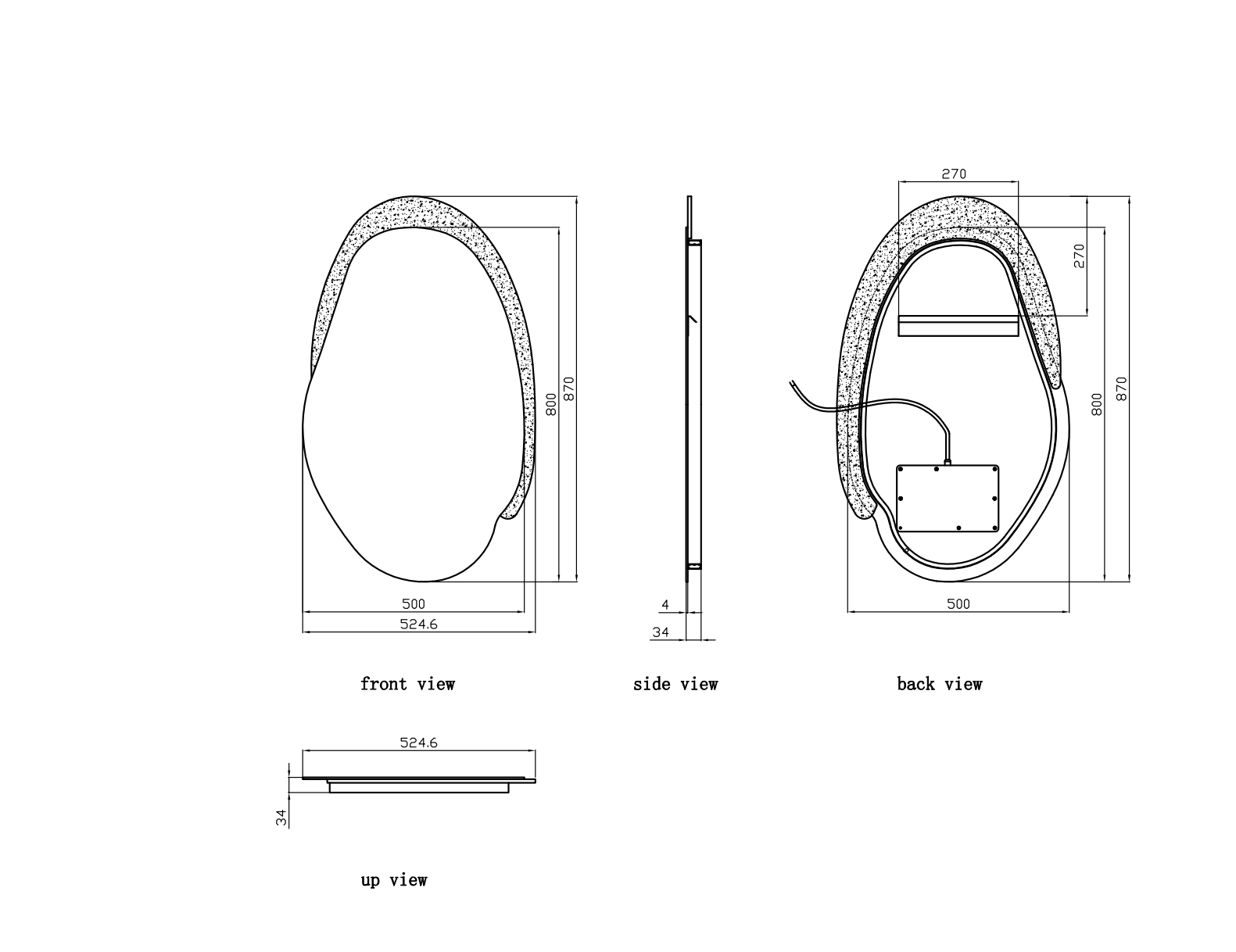 Vanta LED Mirror