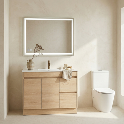 Essential Rental Bathroom Bundle (Vanity + Mirror + Toilet)