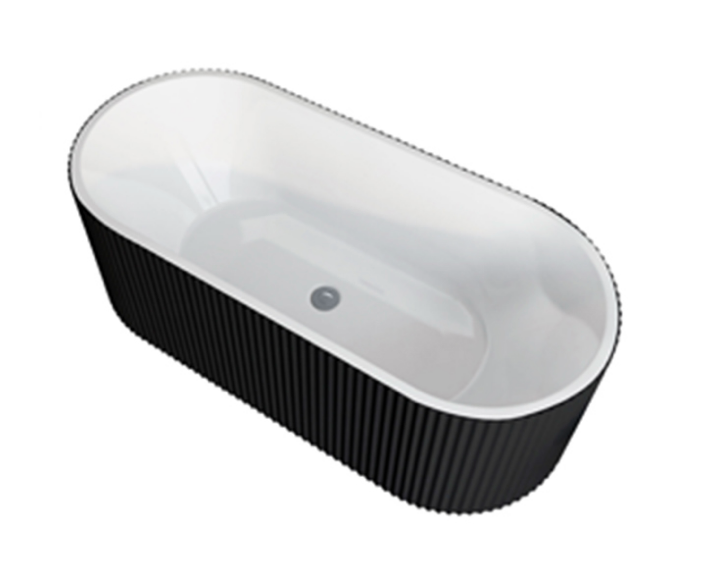 B-7310 Fluted Design Bathtub