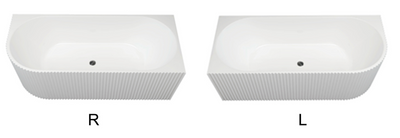B-7326 Fluted Design Bathtub