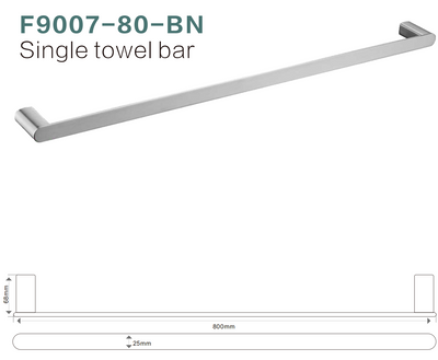 F9007-80cm Single Towel Bar