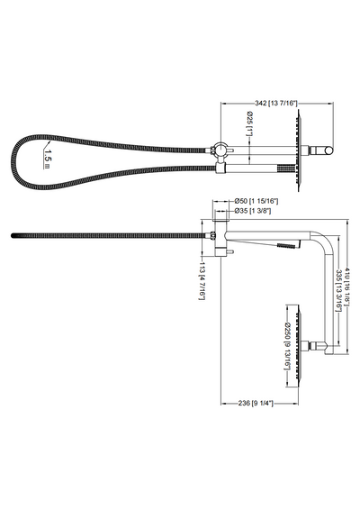 86H95 Shower Set