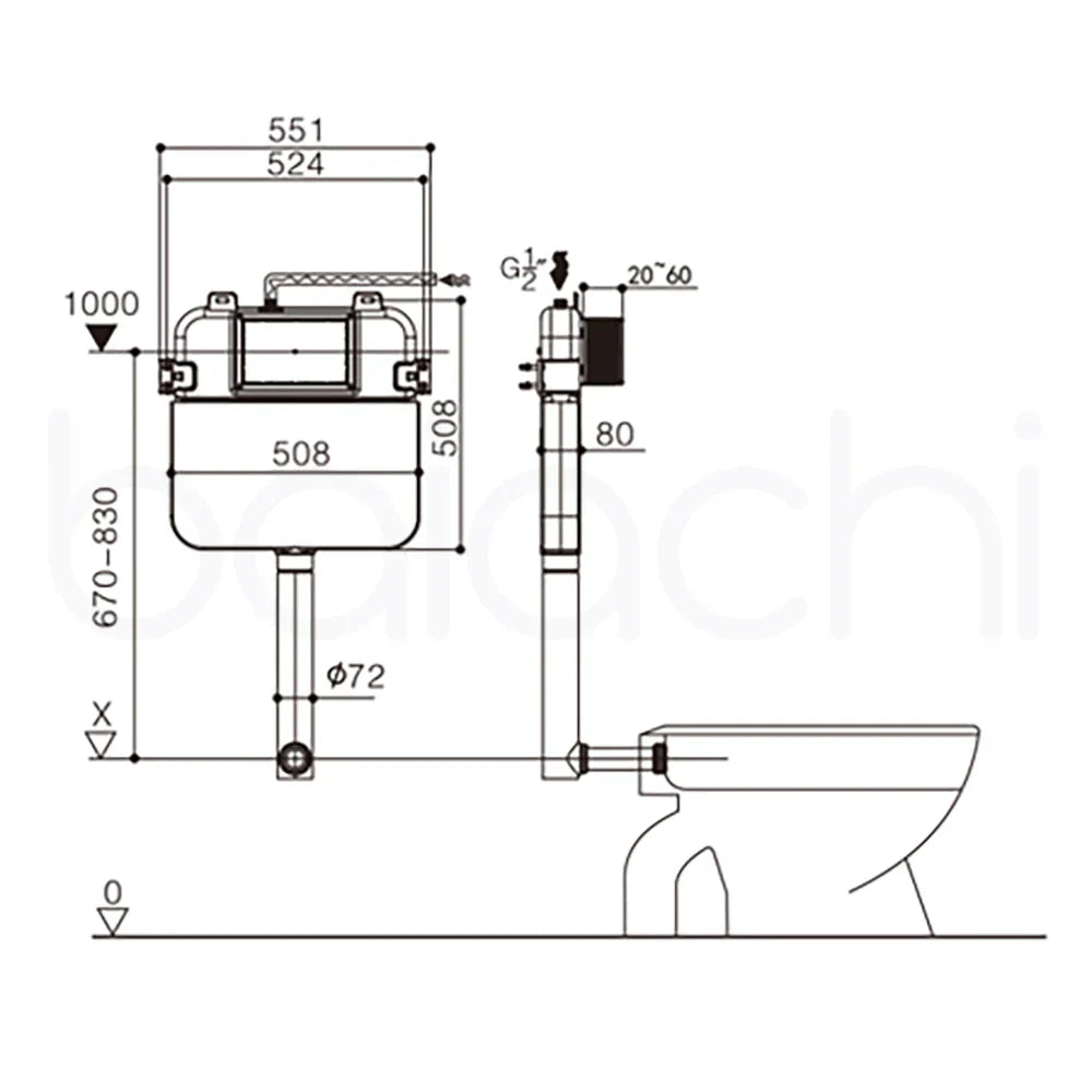 Juve Rimless Floor Pan Toilet