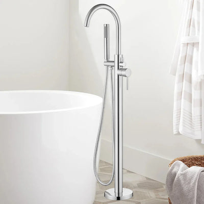 86H88 Freestanding Bath Mixer Chrome