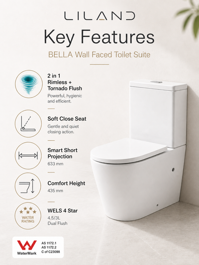 Bella Rimless Tornado Toilet