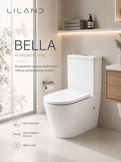 Bella Rimless Tornado Toilet