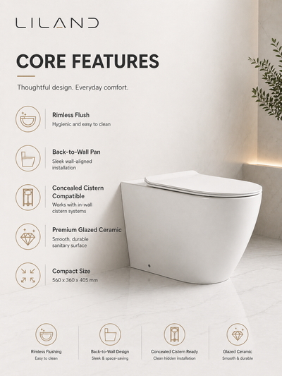 Juve Rimless Floor Pan Toilet