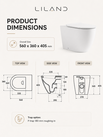 Juve Rimless Floor Pan Toilet