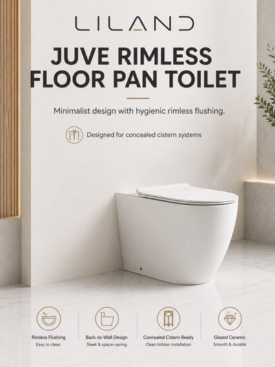 Juve Rimless Floor Pan Toilet