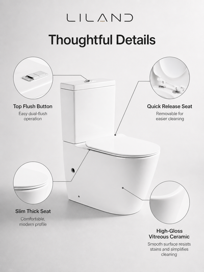 Torina Regular Rimless Toilet Suite