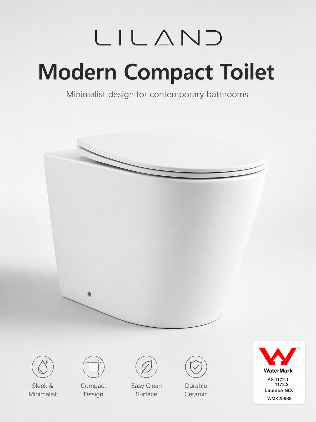 Torina Rimless in-wall rimless Pan Toilet