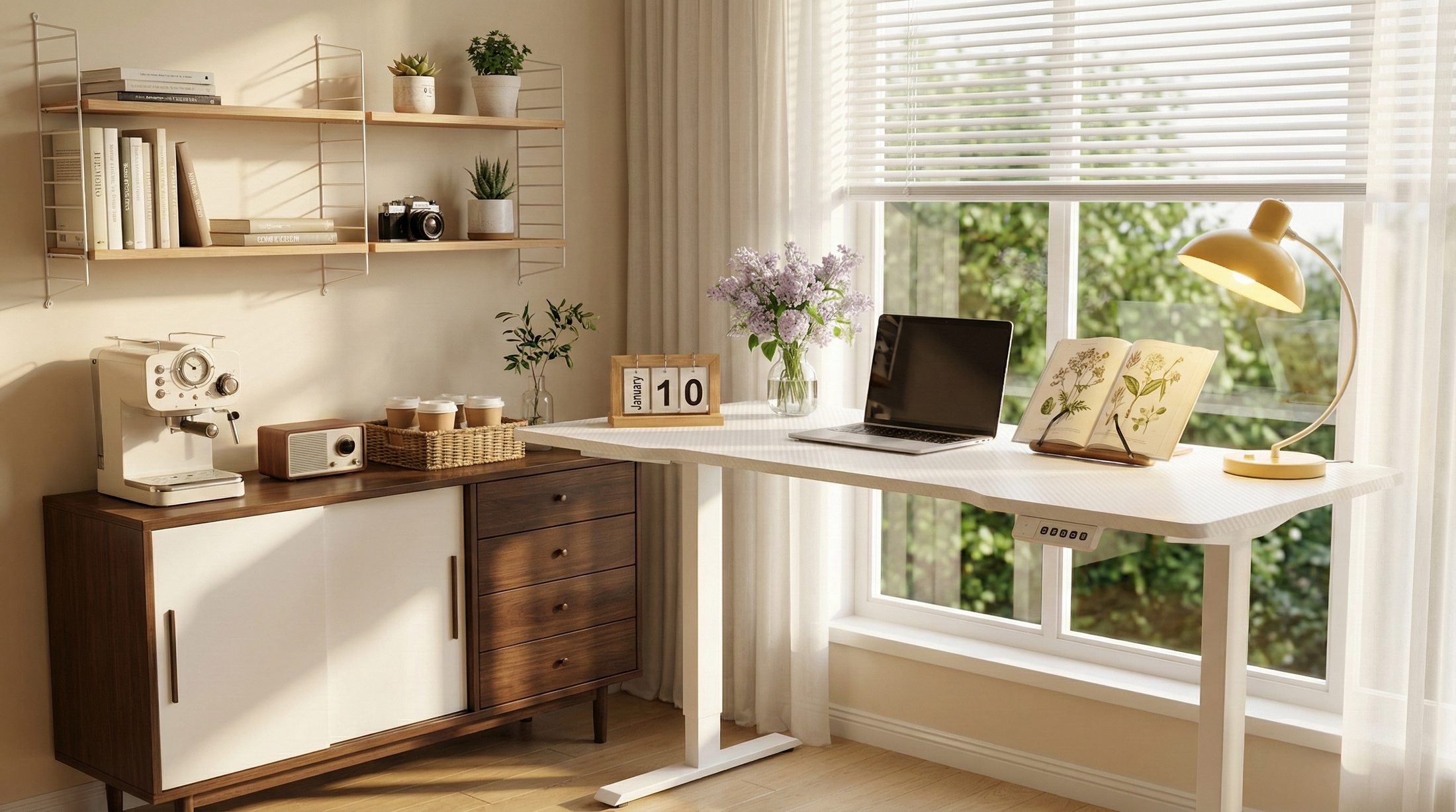 Work, sit, stand — at your pace