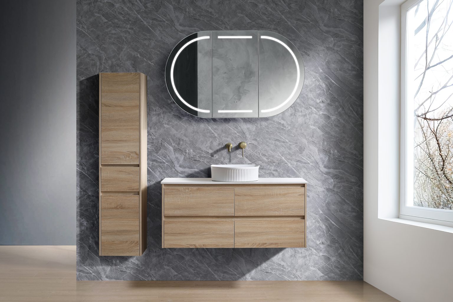 Mina Vanities (Wall Hung) Drawers Only -SYWH04