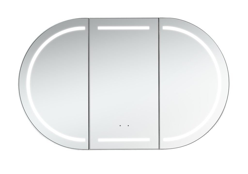Amber LED Mirror Cabinet