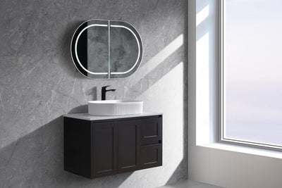 Luna Vanities (Wall Hung) Doors And Drawers -WH76