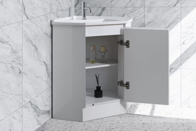 Corner Vanities - Doors And Drawers