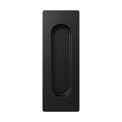 Rectangular Flush Pull Handle (FH130-12040) Black