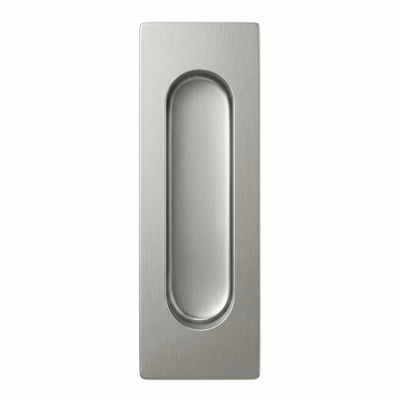Rectangular Flush Pull Handle (FH130-12040) Stainless Steel