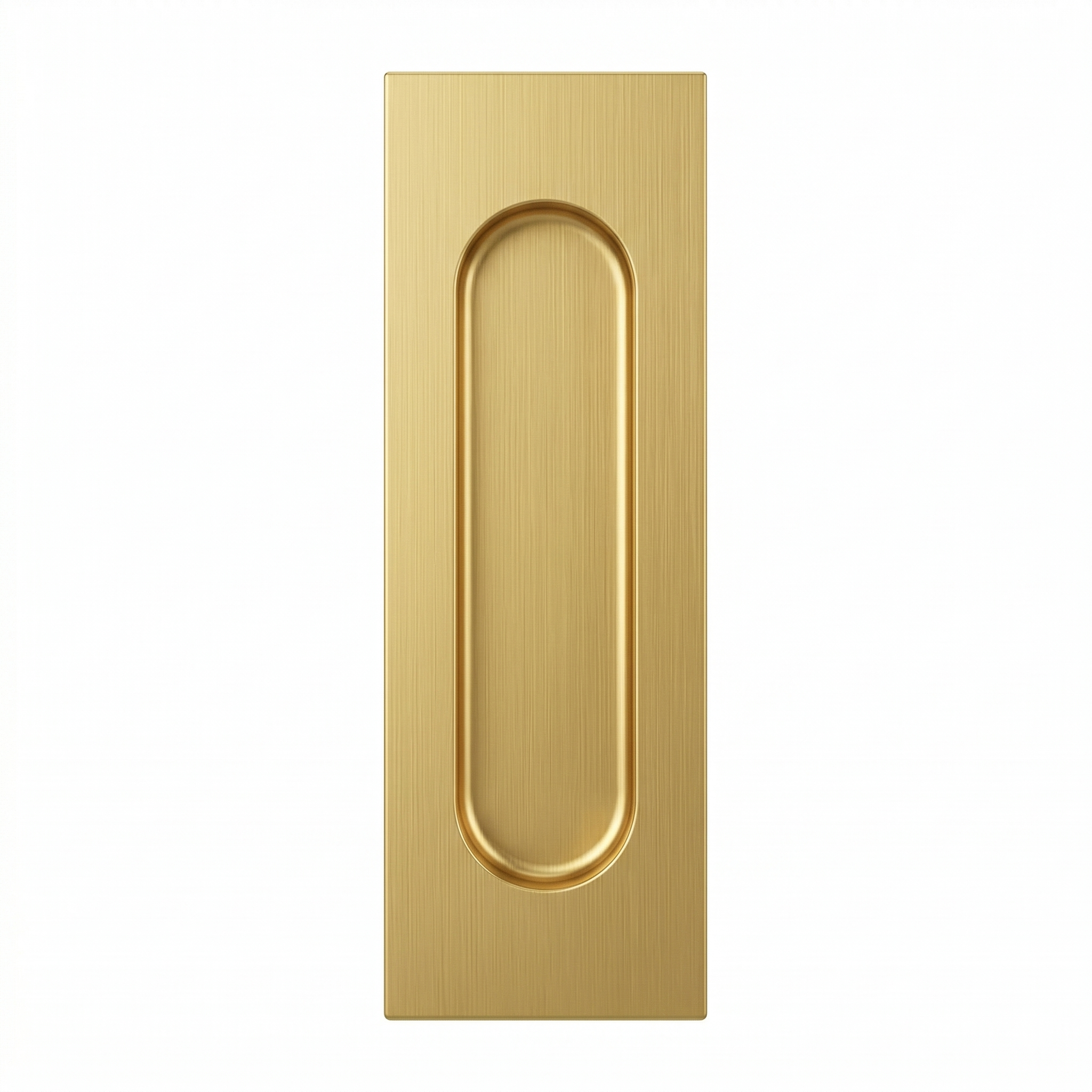 Rectangular Pull Handle (FH130-12040) Gold