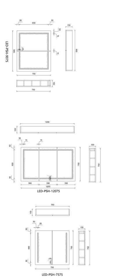 Brighton LED Mirror