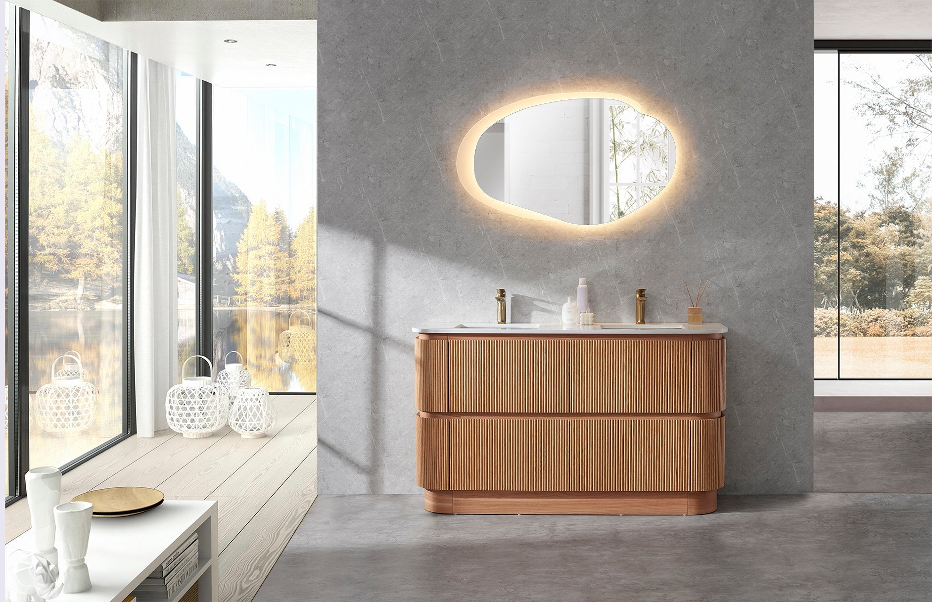 Hudson Vanity (Floor Standing) - Drawers Only - SK68